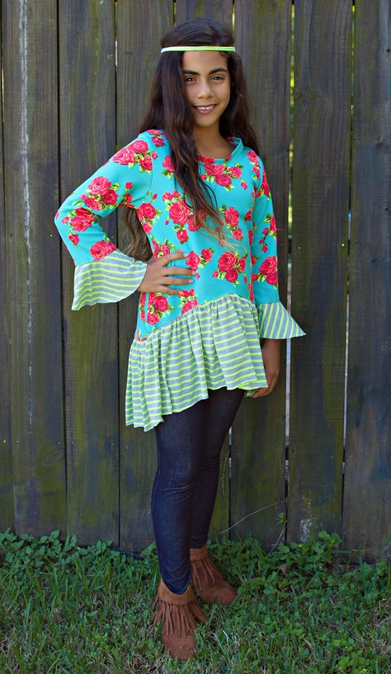 Girl's Be Adventurous Tunic Pattern - Ellie and Mac, Digital (PDF) Sewing Patterns | USA, Canada, UK, Australia