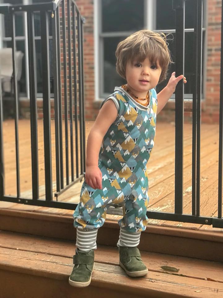 Unisex Beatbox Romper Pattern - Ellie and Mac, Digital (PDF) Sewing Patterns | USA, Canada, UK, Australia