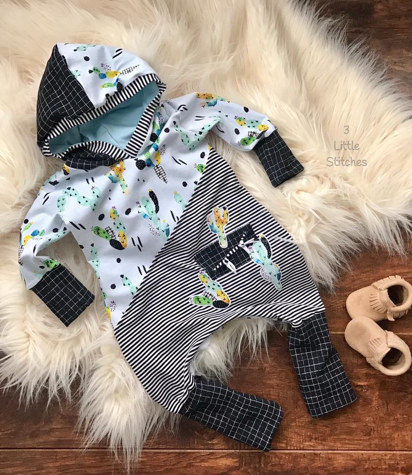 Unisex Beatbox Romper Pattern - Ellie and Mac, Digital (PDF) Sewing Patterns | USA, Canada, UK, Australia