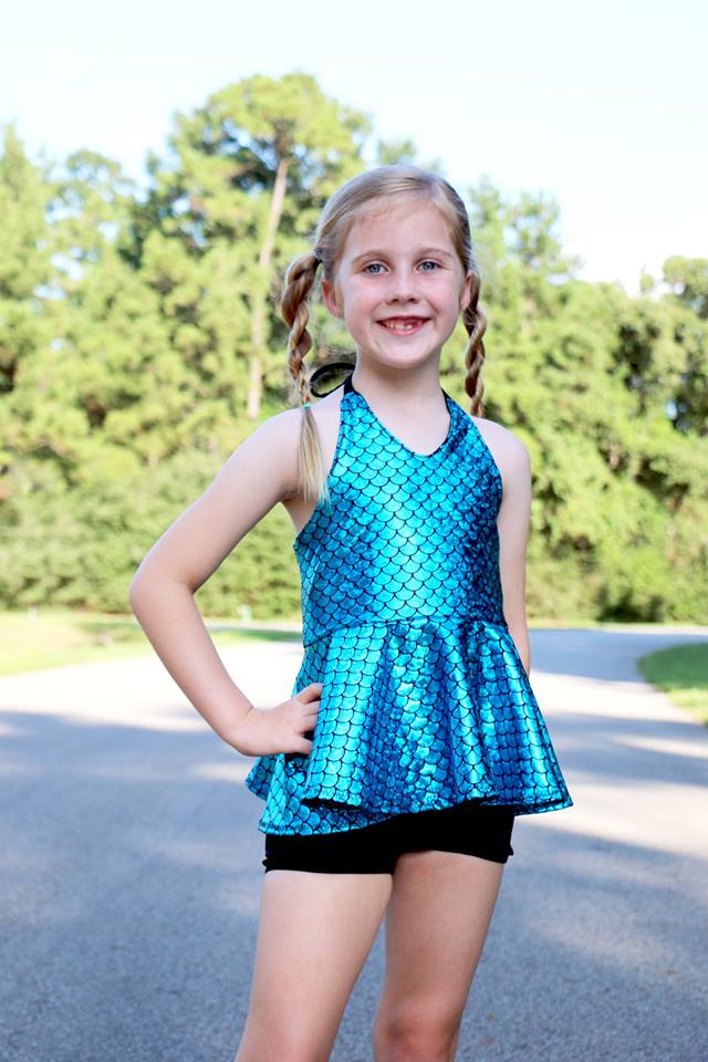 Girl's Be Brilliant Swimsuit Pattern - Ellie and Mac, Digital (PDF) Sewing Patterns | USA, Canada, UK, Australia