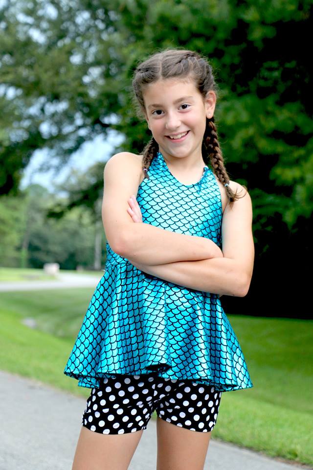 Girl's Be Brilliant Swimsuit Pattern - Ellie and Mac, Digital (PDF) Sewing Patterns | USA, Canada, UK, Australia