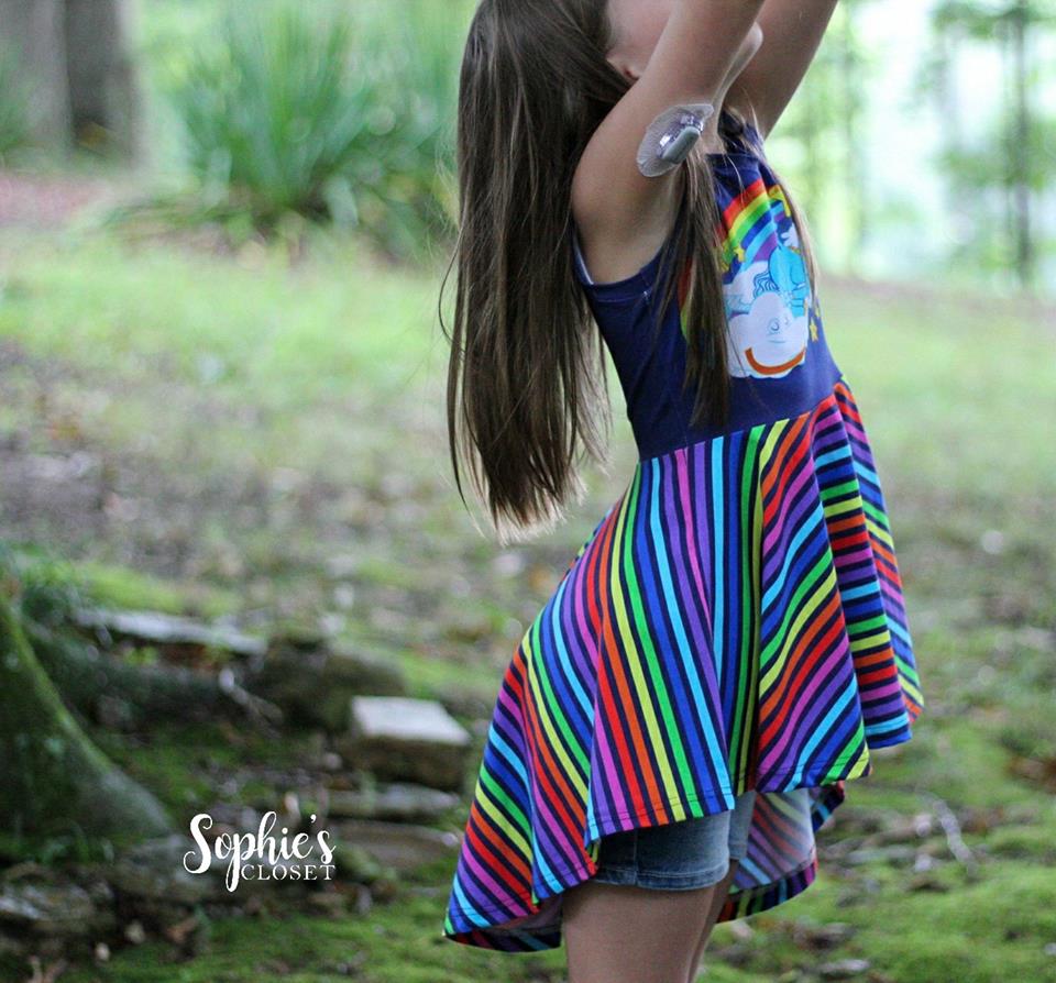 Girl's Be Confident Tunic Pattern - Ellie and Mac, Digital (PDF) Sewing Patterns | USA, Canada, UK, Australia