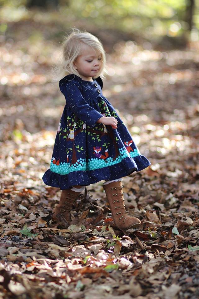 Girl's Be Curious Dress Pattern - Ellie and Mac, Digital (PDF) Sewing Patterns | USA, Canada, UK, Australia