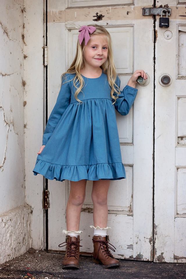 Girl's Be Curious Dress Pattern - Ellie and Mac, Digital (PDF) Sewing Patterns | USA, Canada, UK, Australia