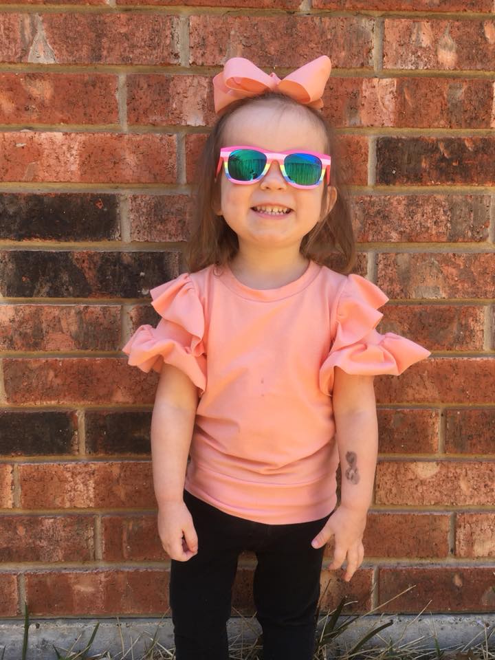 Girl's Be Determined Top, Tunic & Dress Pattern - Ellie and Mac, Digital (PDF) Sewing Patterns | USA, Canada, UK, Australia