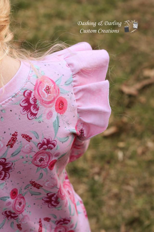 Girl's Be Determined Top, Tunic & Dress Pattern - Ellie and Mac, Digital (PDF) Sewing Patterns | USA, Canada, UK, Australia