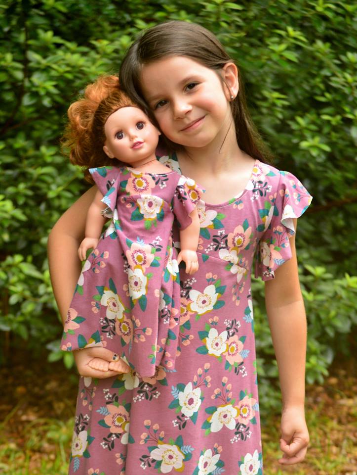 Be Dreamy Doll Dress Pattern - Ellie and Mac, Digital (PDF) Sewing Patterns | USA, Canada, UK, Australia