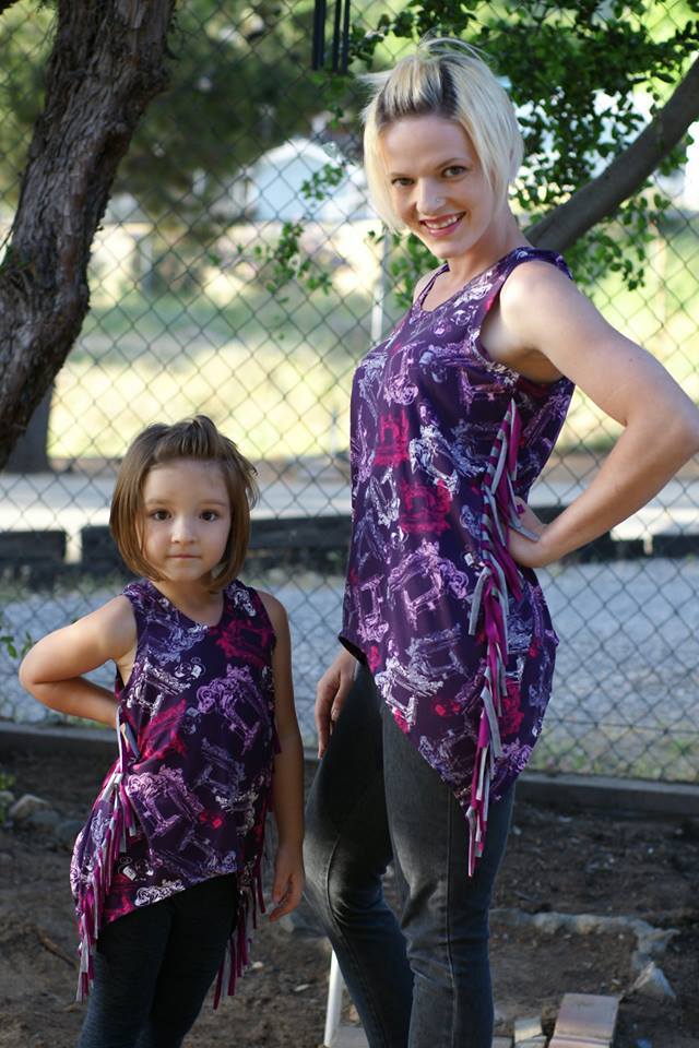 Teen / Women's Be Fancy Tank Top Pattern - Ellie and Mac, Digital (PDF) Sewing Patterns | USA, Canada, UK, Australia