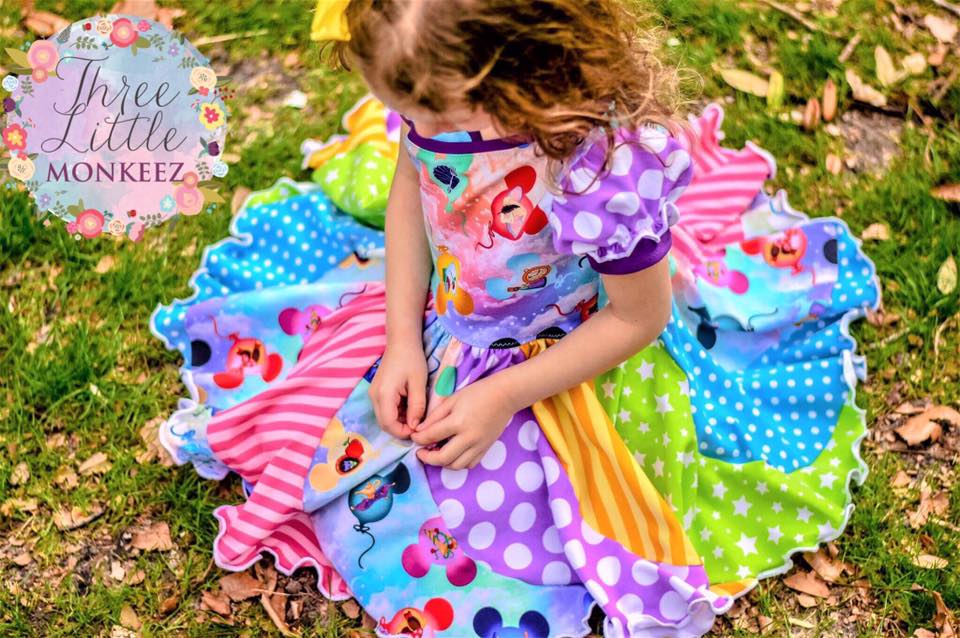 Girl's Be Fearless Dress Pattern - Ellie and Mac, Digital (PDF) Sewing Patterns | USA, Canada, UK, Australia