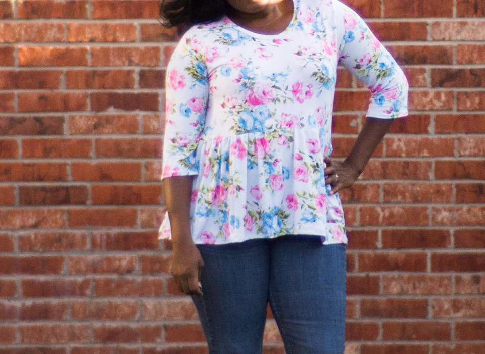 Women's Be Flirty Top Pattern - Ellie and Mac, Digital (PDF) Sewing Patterns | USA, Canada, UK, Australia