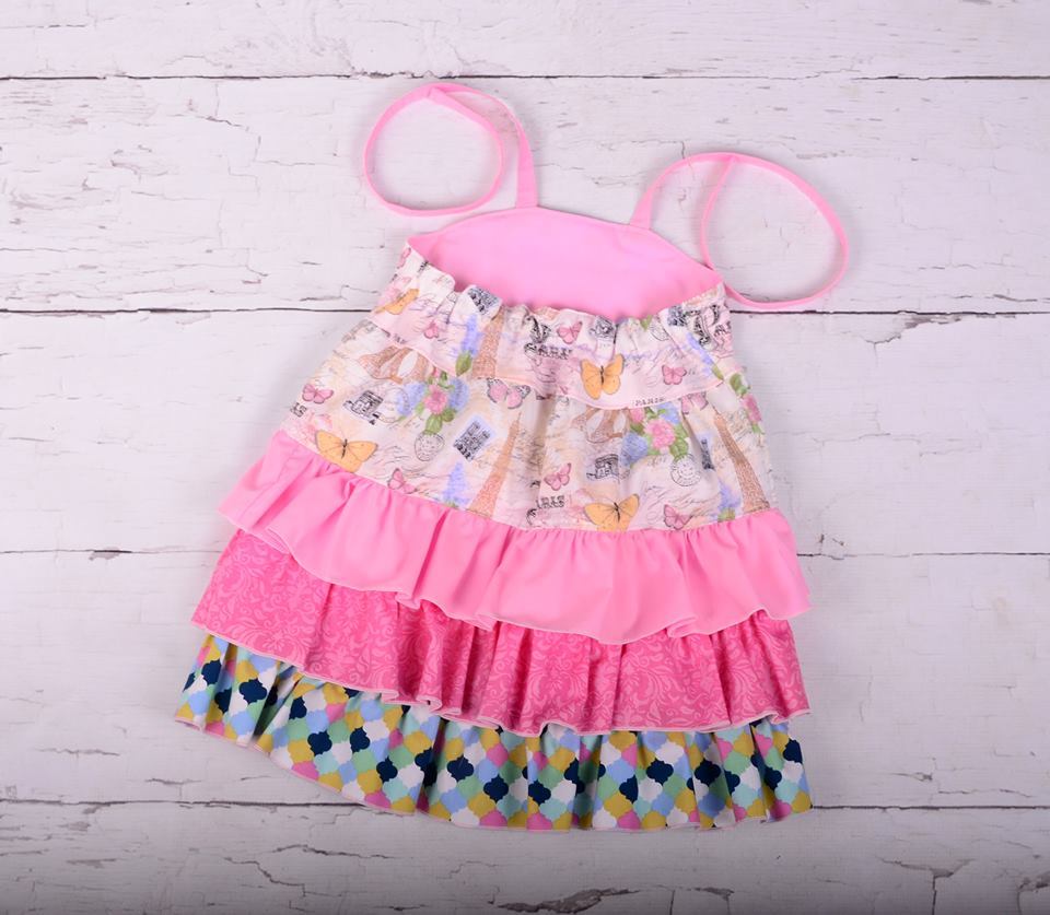Girl's Be Girly Halter Pattern - Ellie and Mac, Digital (PDF) Sewing Patterns | USA, Canada, UK, Australia