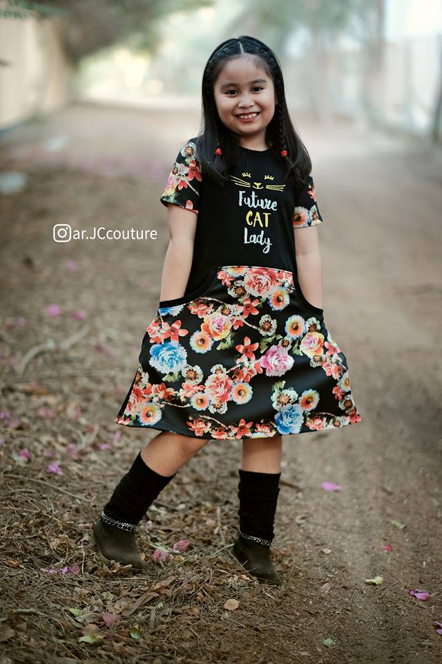 Girl's Be Independent Dress, Skirt & Shorties Pattern - Ellie and Mac, Digital (PDF) Sewing Patterns | USA, Canada, UK, Australia