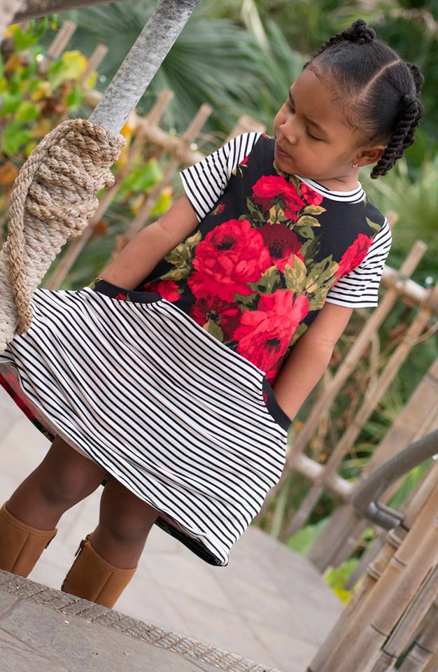 Girl's Be Independent Dress, Skirt & Shorties Pattern - Ellie and Mac, Digital (PDF) Sewing Patterns | USA, Canada, UK, Australia