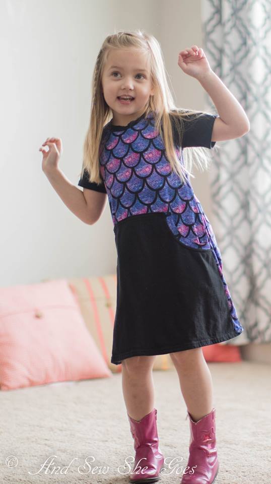 Girl's Be Independent Dress, Skirt & Shorties Pattern - Ellie and Mac, Digital (PDF) Sewing Patterns | USA, Canada, UK, Australia