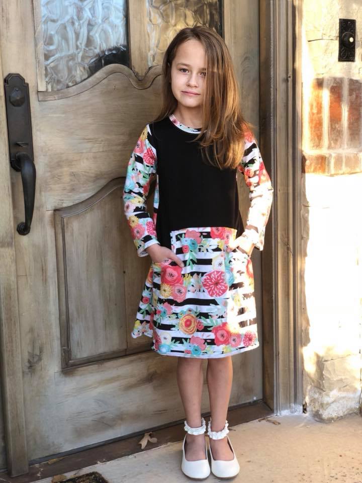 Girl's Be Independent Dress, Skirt & Shorties Pattern - Ellie and Mac, Digital (PDF) Sewing Patterns | USA, Canada, UK, Australia