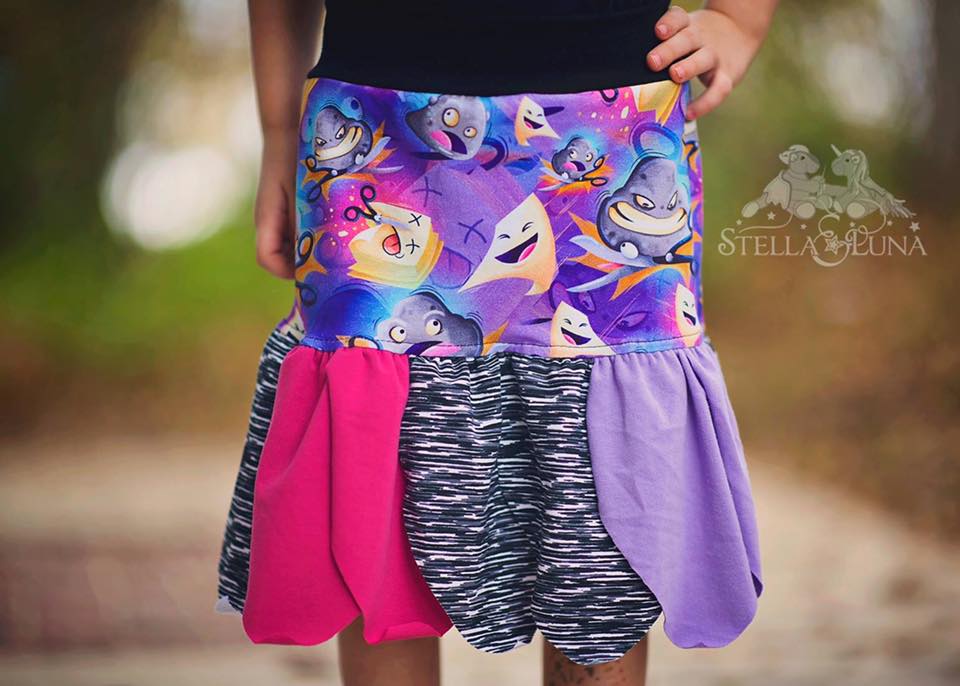 Girl's Be Inspired Petal Skirt Pattern - Ellie and Mac, Digital (PDF) Sewing Patterns | USA, Canada, UK, Australia