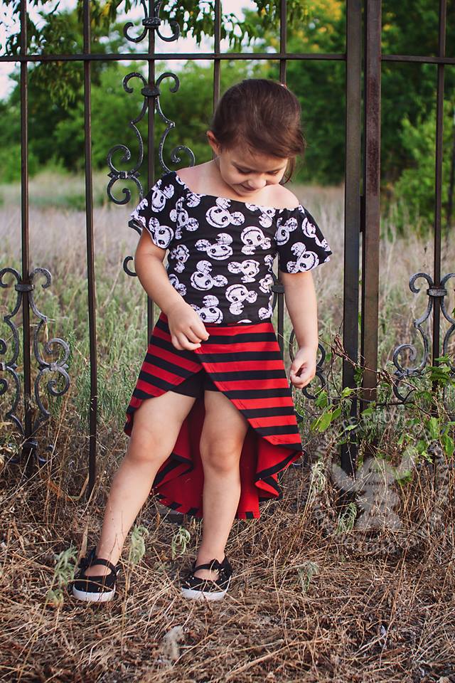 Girl's Be Invincible Skort Pattern - Ellie and Mac, Digital (PDF) Sewing Patterns | USA, Canada, UK, Australia