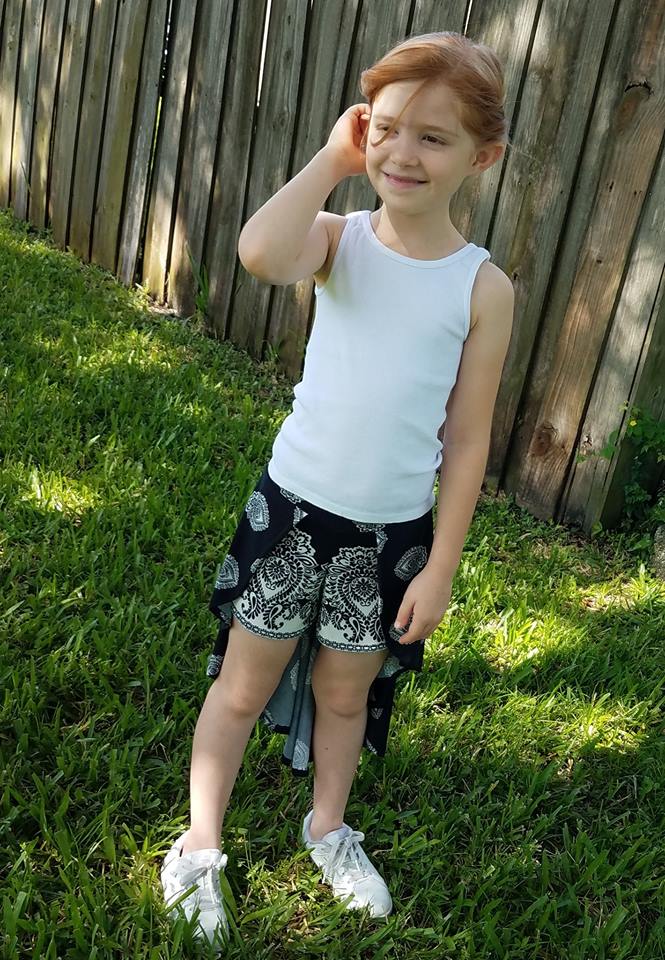 Girl's Be Invincible Skort Pattern - Ellie and Mac, Digital (PDF) Sewing Patterns | USA, Canada, UK, Australia