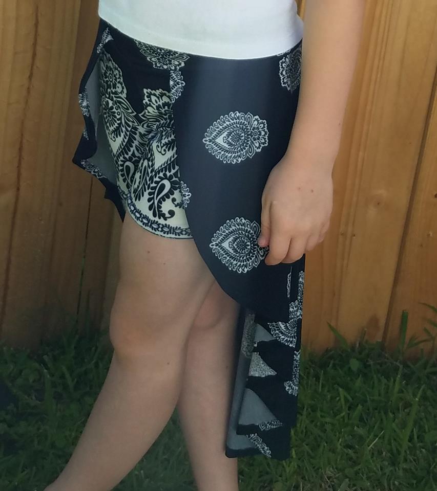 Girl's Be Invincible Skort Pattern - Ellie and Mac, Digital (PDF) Sewing Patterns | USA, Canada, UK, Australia