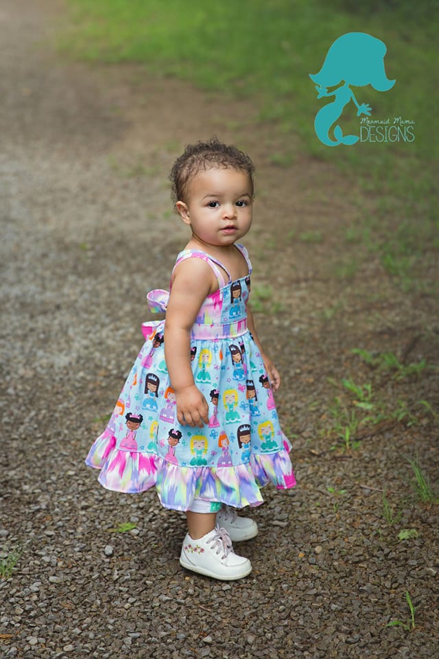 Girl's Believe In Magic Dress Pattern - Ellie and Mac, Digital (PDF) Sewing Patterns | USA, Canada, UK, Australia