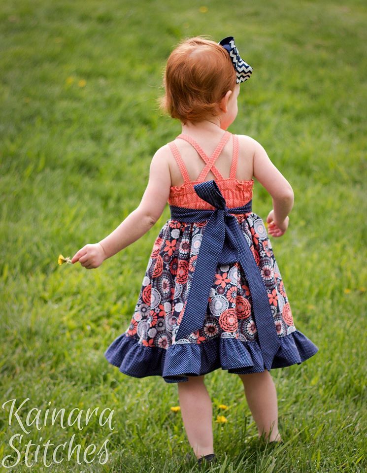 Girl's Believe In Magic Dress Pattern - Ellie and Mac, Digital (PDF) Sewing Patterns | USA, Canada, UK, Australia