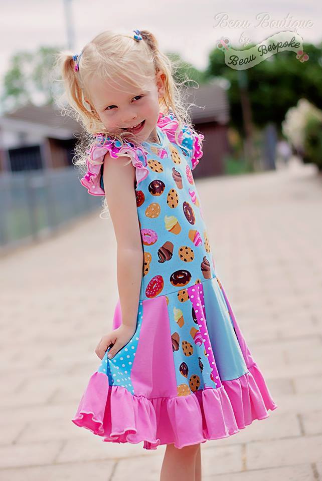 Girls Bella Twirl Dress Pattern - Ellie and Mac, Digital (PDF) Sewing Patterns | USA, Canada, UK, Australia