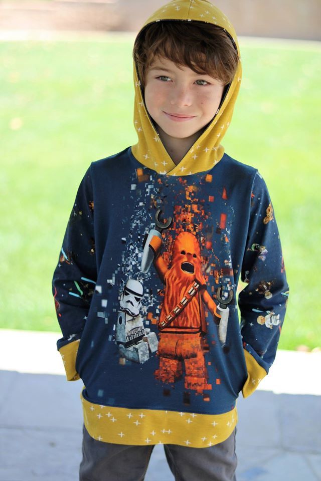 The Be Rad Hoodie Pattern Wacky - Ellie and Mac, Digital (PDF) Sewing Patterns | USA, Canada, UK, Australia