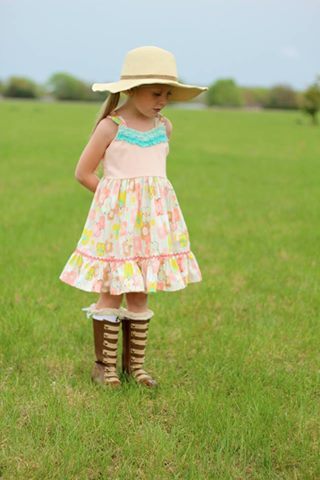 Girls Berry Patch Dress Pattern - Ellie and Mac, Digital (PDF) Sewing Patterns | USA, Canada, UK, Australia