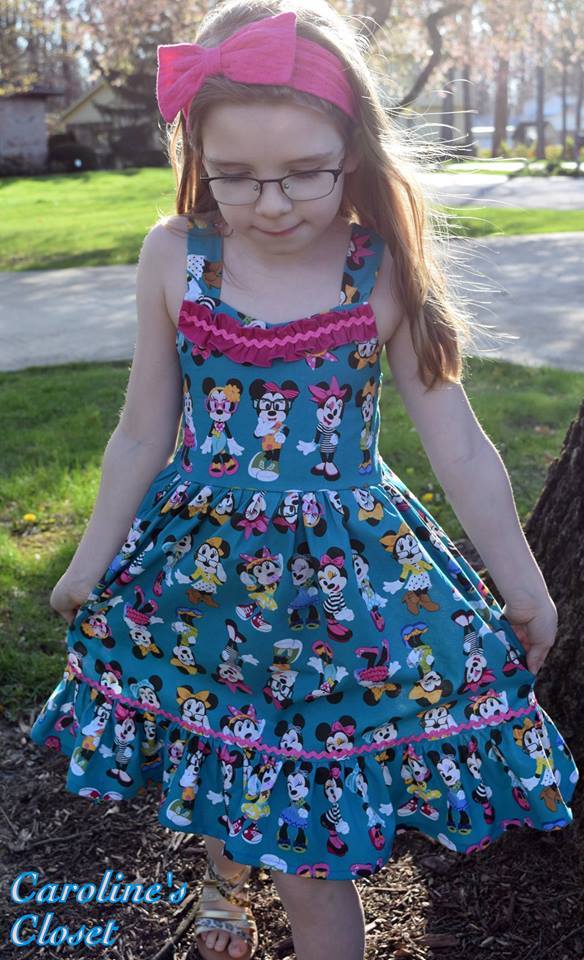 Girls Berry Patch Dress Pattern - Ellie and Mac, Digital (PDF) Sewing Patterns | USA, Canada, UK, Australia