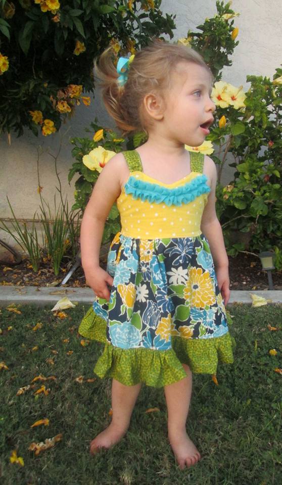 Girls Berry Patch Dress Pattern - Ellie and Mac, Digital (PDF) Sewing Patterns | USA, Canada, UK, Australia