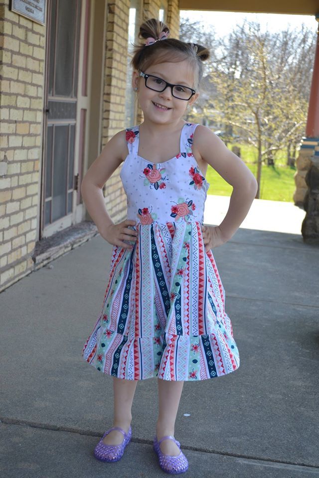 Girls Berry Patch Dress Pattern - Ellie and Mac, Digital (PDF) Sewing Patterns | USA, Canada, UK, Australia