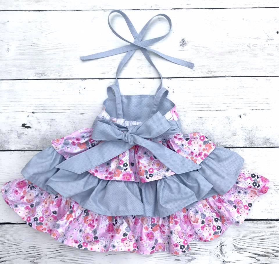 Girl's Be Spontaneous Dress Pattern - Ellie and Mac, Digital (PDF) Sewing Patterns | USA, Canada, UK, Australia