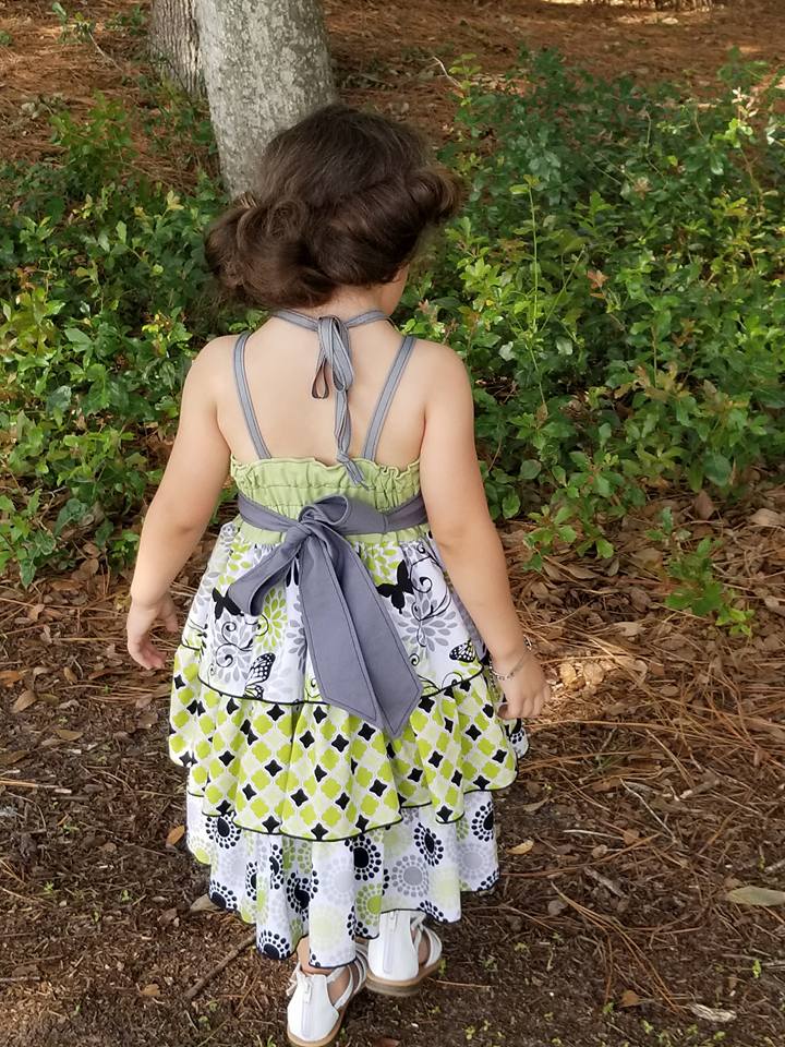 Girl's Be Spontaneous Dress Pattern - Ellie and Mac, Digital (PDF) Sewing Patterns | USA, Canada, UK, Australia