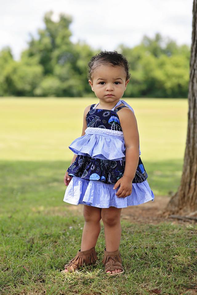 Girl's Be Spontaneous Dress Pattern - Ellie and Mac, Digital (PDF) Sewing Patterns | USA, Canada, UK, Australia