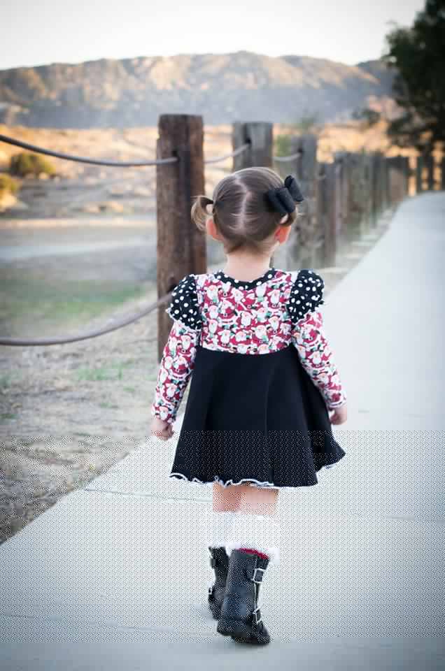 Bethanie Puff Sleeve Dress Pattern - Ellie and Mac, Digital (PDF) Sewing Patterns | USA, Canada, UK, Australia