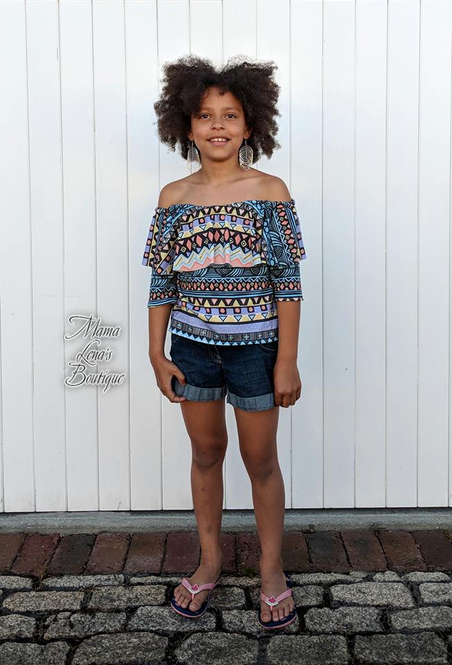 Girl's Be The Leader Top & Romper Pattern - Ellie and Mac, Digital (PDF) Sewing Patterns | USA, Canada, UK, Australia