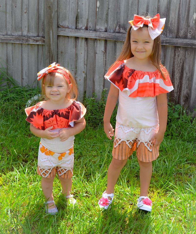 Girl's Be The Leader Top & Romper Pattern - Ellie and Mac, Digital (PDF) Sewing Patterns | USA, Canada, UK, Australia