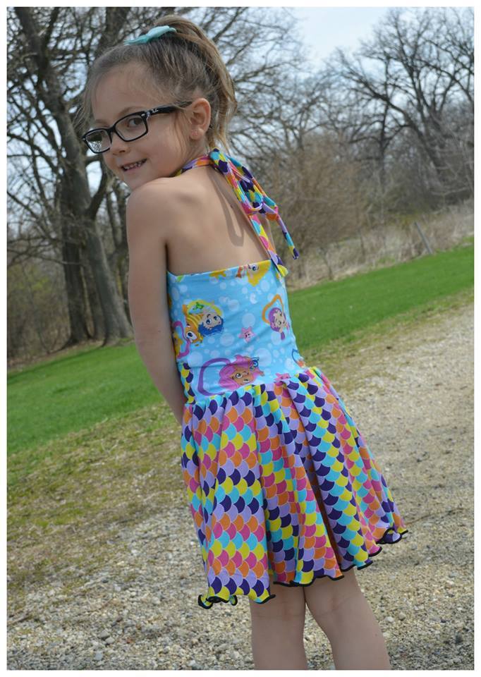 Girl's Be Unstoppable Dress Pattern - Ellie and Mac, Digital (PDF) Sewing Patterns | USA, Canada, UK, Australia