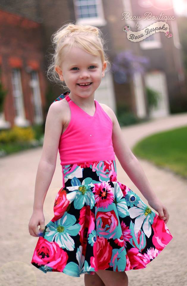 Girl's Be Unstoppable Dress Pattern - Ellie and Mac, Digital (PDF) Sewing Patterns | USA, Canada, UK, Australia