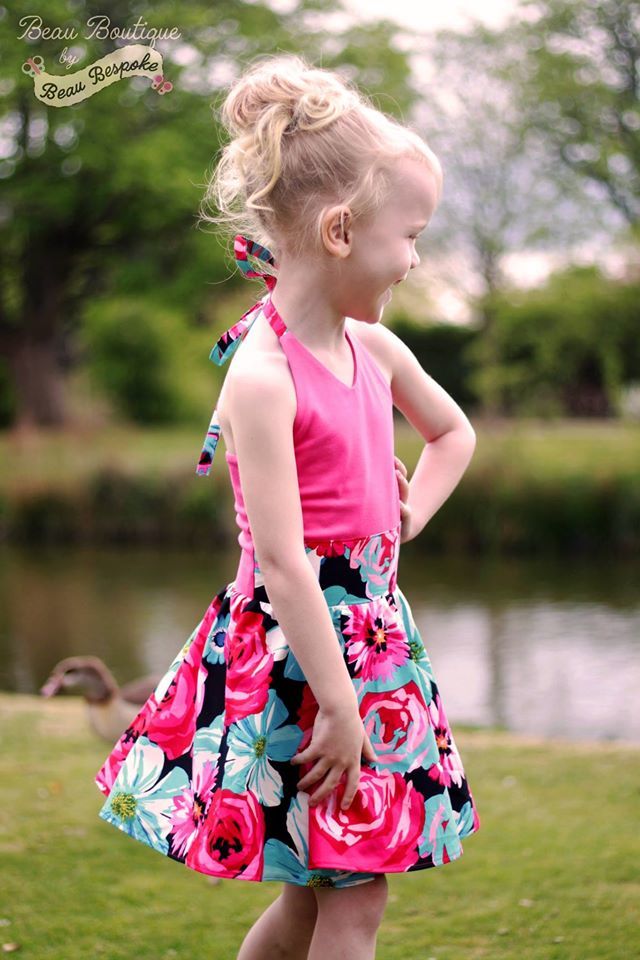 Girl's Be Unstoppable Dress Pattern - Ellie and Mac, Digital (PDF) Sewing Patterns | USA, Canada, UK, Australia