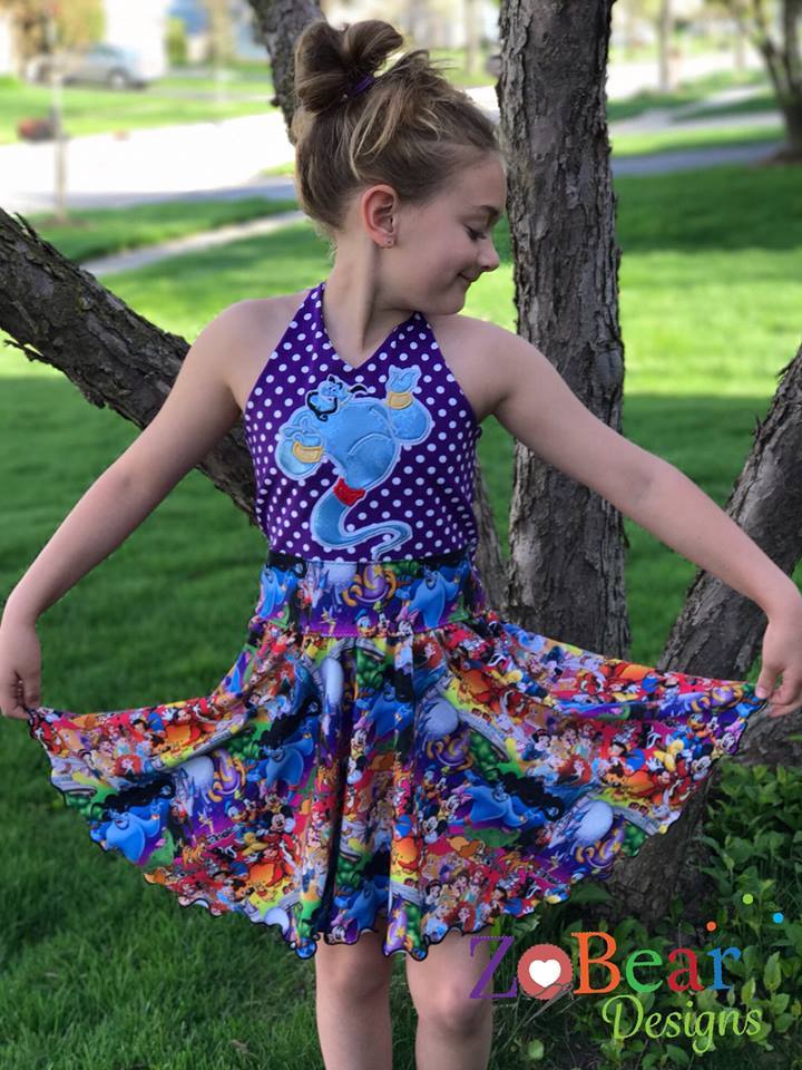 Girl's Be Unstoppable Dress Pattern - Ellie and Mac, Digital (PDF) Sewing Patterns | USA, Canada, UK, Australia