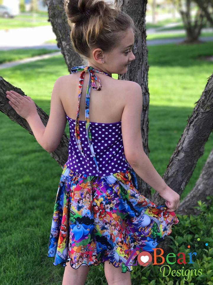 Girl's Be Unstoppable Dress Pattern - Ellie and Mac, Digital (PDF) Sewing Patterns | USA, Canada, UK, Australia