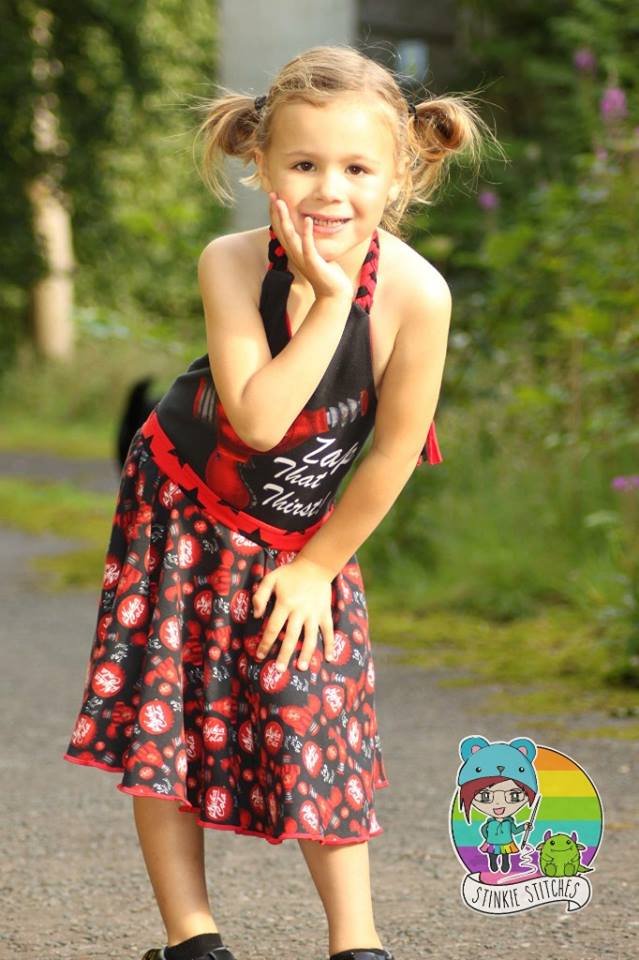 Girl's Be Unstoppable Dress Pattern - Ellie and Mac, Digital (PDF) Sewing Patterns | USA, Canada, UK, Australia