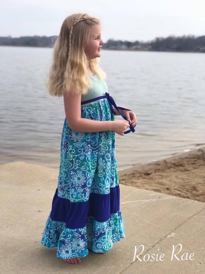 Beyond The Reef Dress Pattern - Ellie and Mac, Digital (PDF) Sewing Patterns | USA, Canada, UK, Australia
