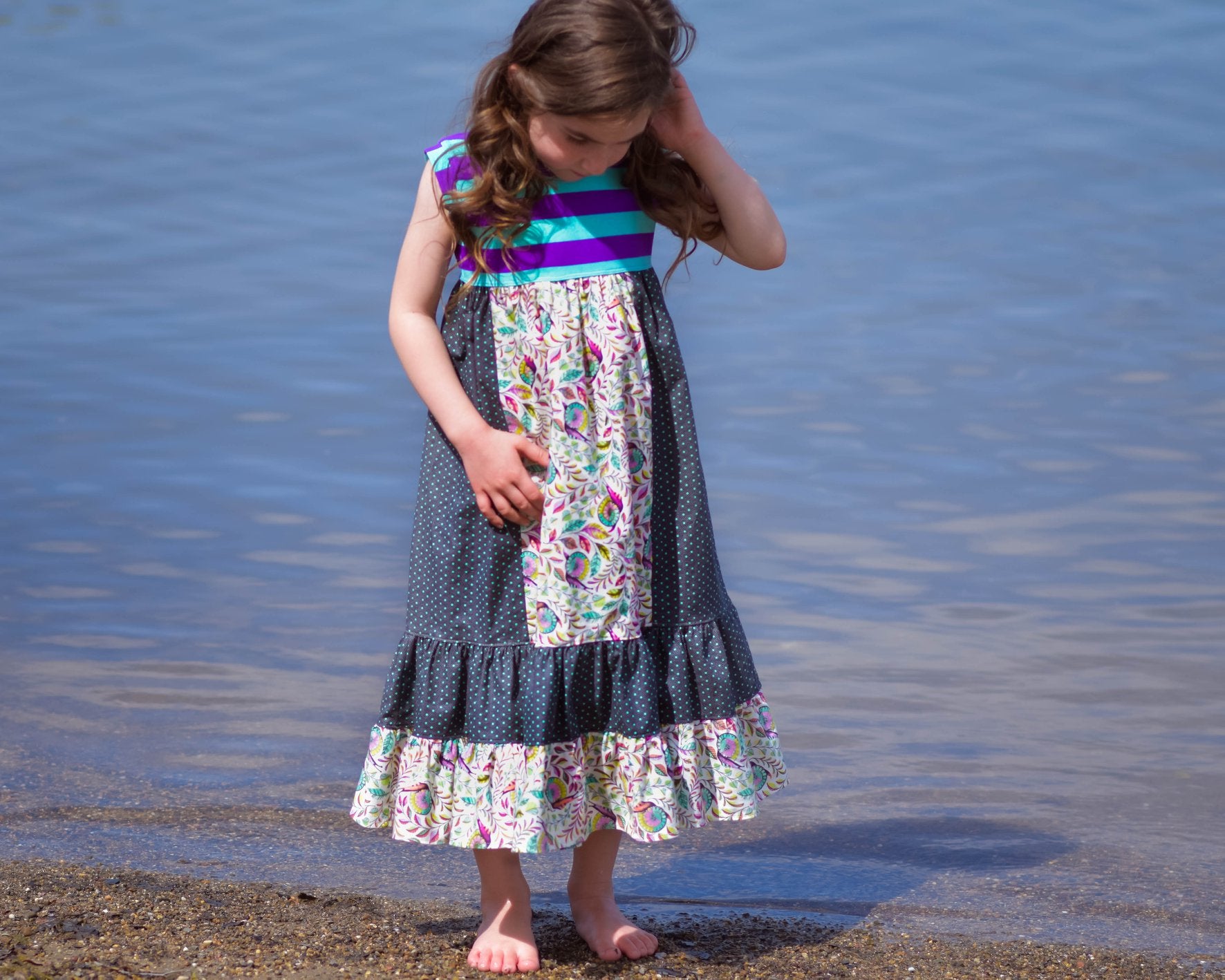 Beyond The Reef Dress Pattern - Ellie and Mac, Digital (PDF) Sewing Patterns | USA, Canada, UK, Australia