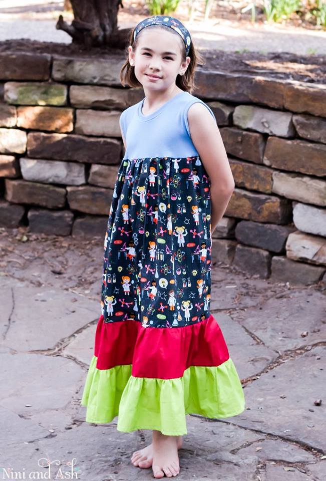 Beyond The Reef Dress Pattern - Ellie and Mac, Digital (PDF) Sewing Patterns | USA, Canada, UK, Australia