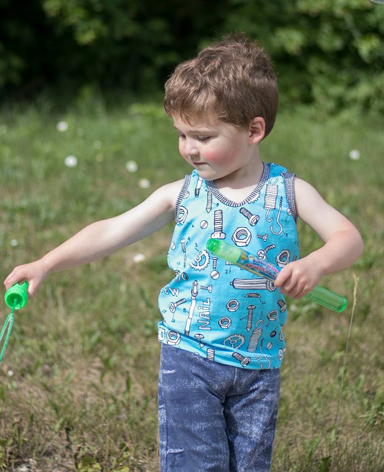 Boy's Great Adventure Tank Top Pattern - Ellie and Mac, Digital (PDF) Sewing Patterns | USA, Canada, UK, Australia