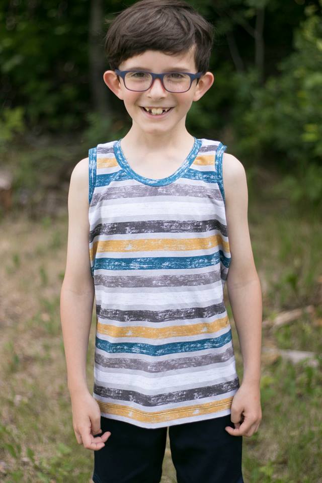 Boy's Great Adventure Tank Top Pattern - Ellie and Mac, Digital (PDF) Sewing Patterns | USA, Canada, UK, Australia