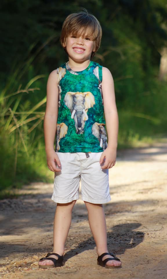 Boy's Great Adventure Tank Top Pattern - Ellie and Mac, Digital (PDF) Sewing Patterns | USA, Canada, UK, Australia