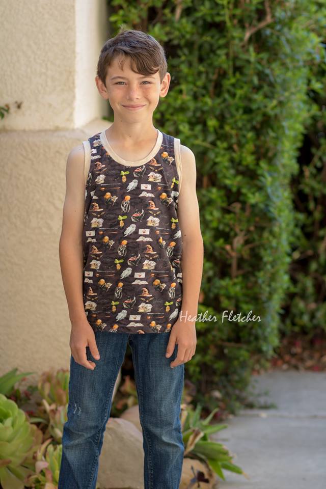 Boy's Great Adventure Tank Top Pattern - Ellie and Mac, Digital (PDF) Sewing Patterns | USA, Canada, UK, Australia